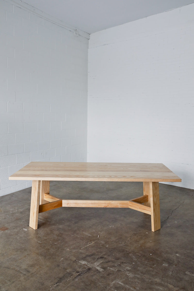 solid wood dining table