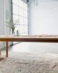 solid wood dining table