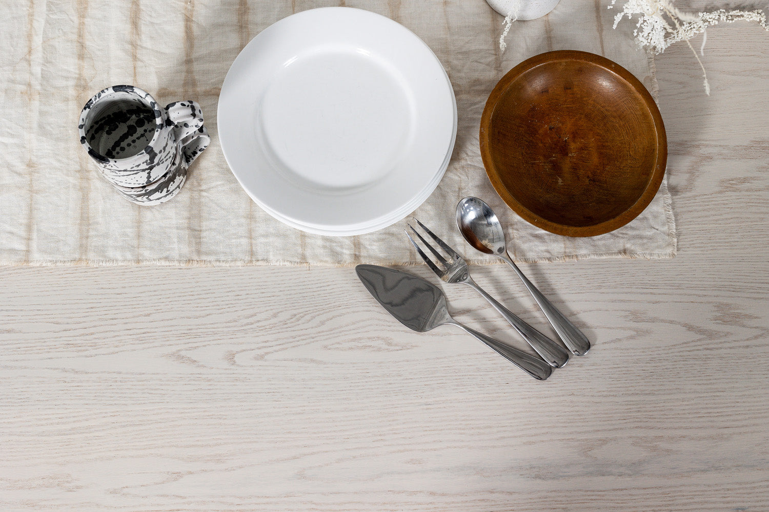 solid wood dining table