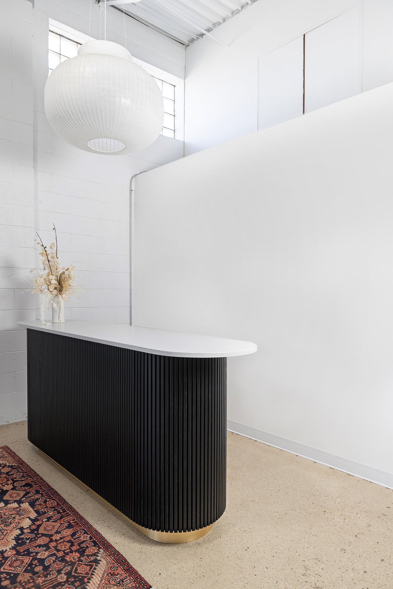 custom reception desk
