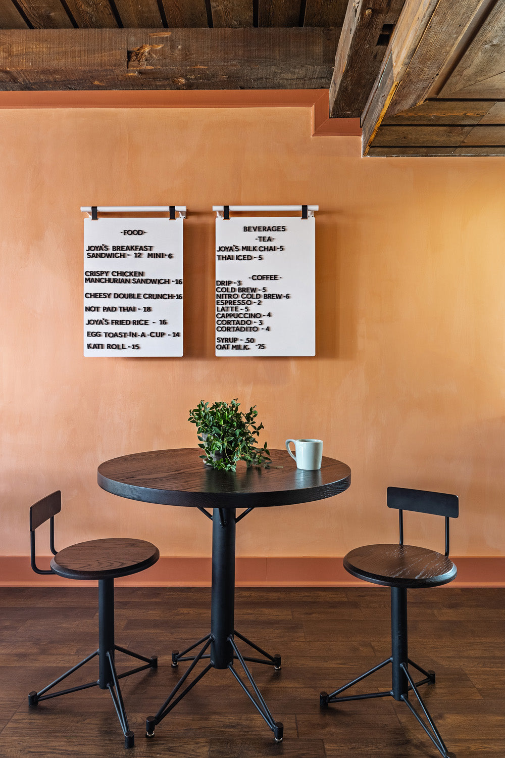 restaurant tables and chairs