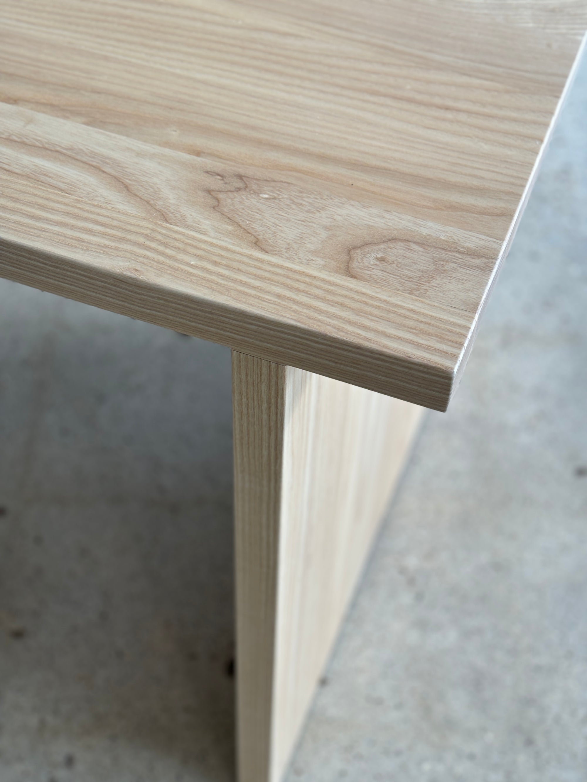 solid wood desk