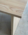 solid wood desk