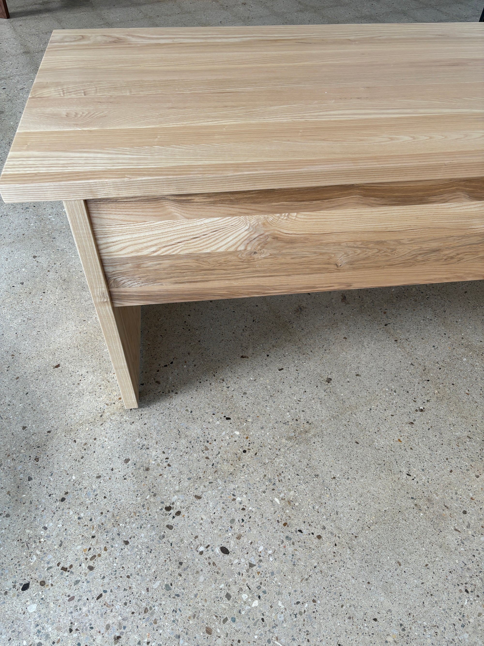 solid wood desk