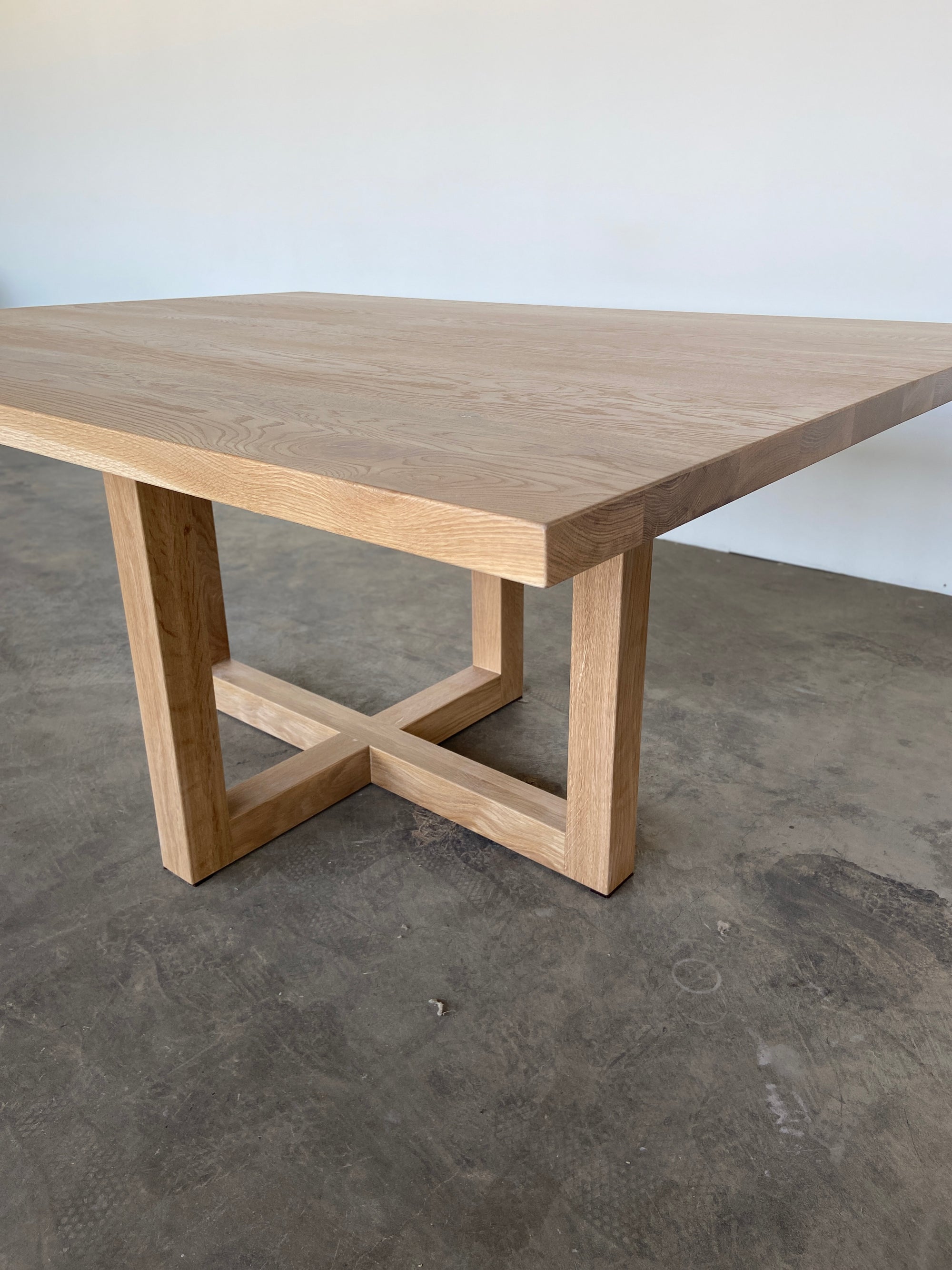 modern wood dining table