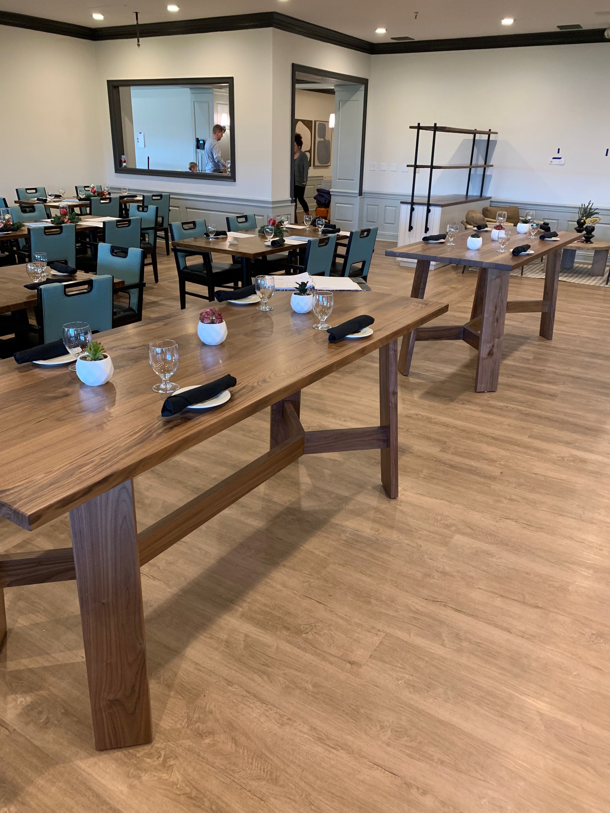 walnut dining tables
