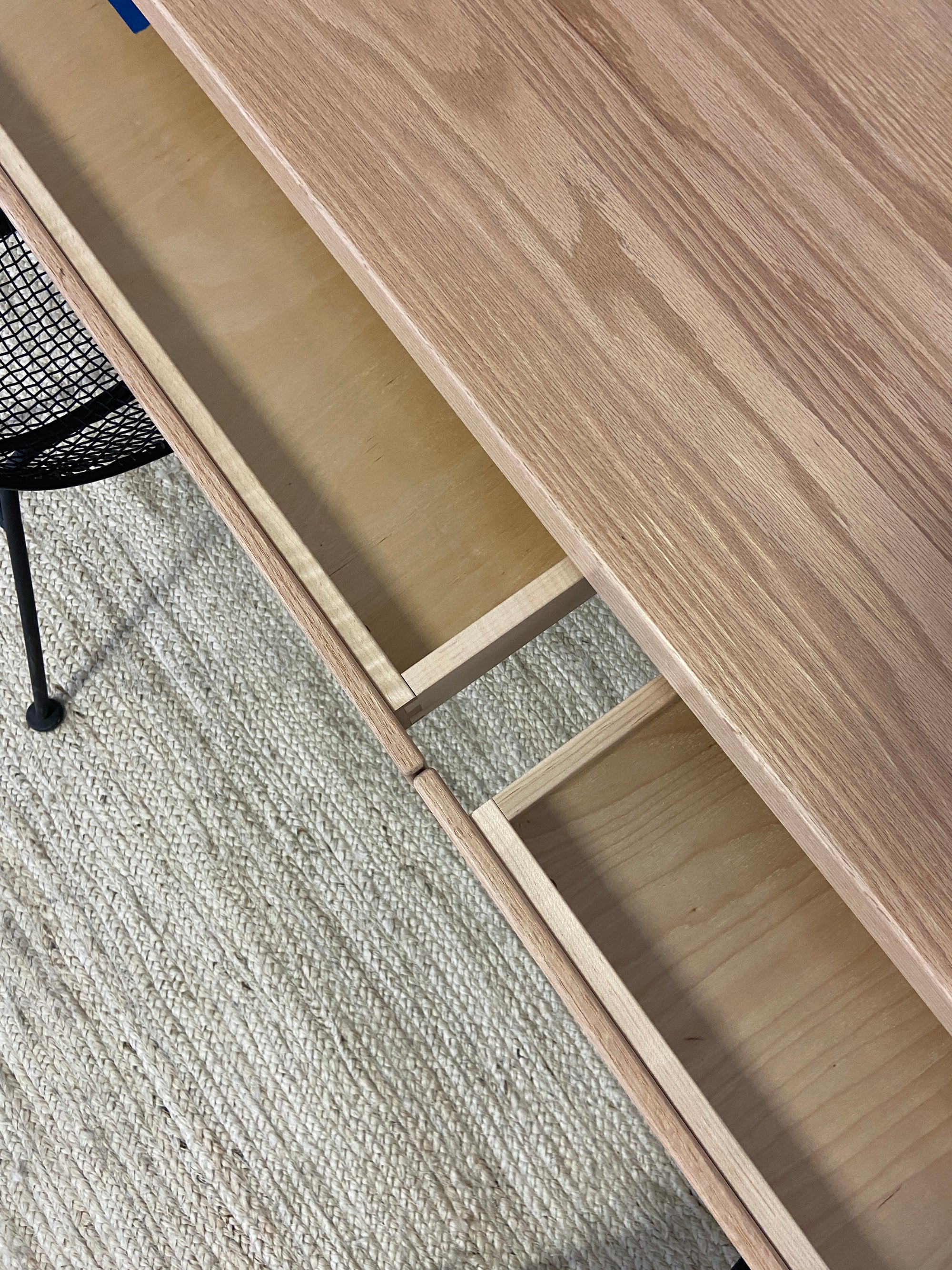 Modern wood desk