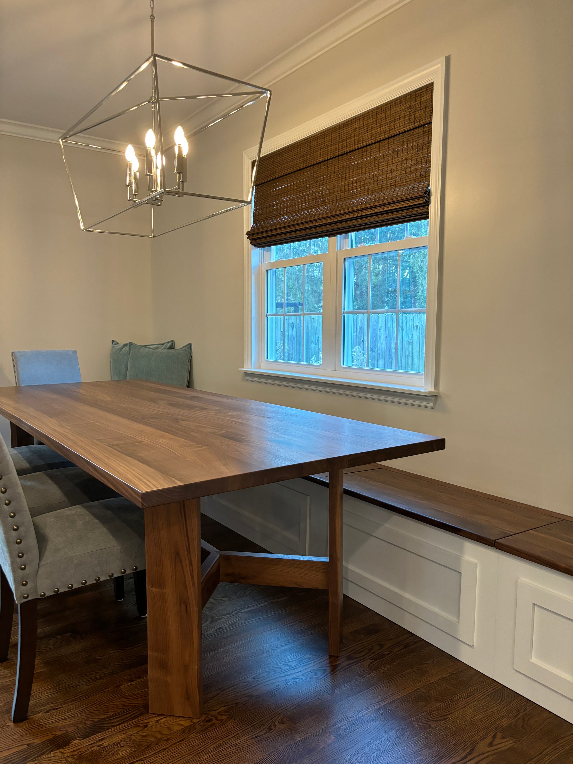 walnut dining table