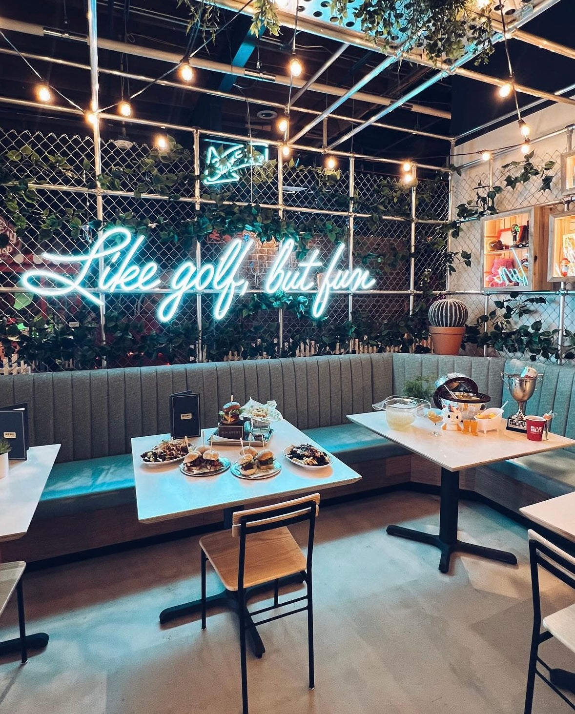 bar tables and chairs