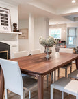 solid wood dining table