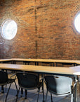 Handcrafted wood desks