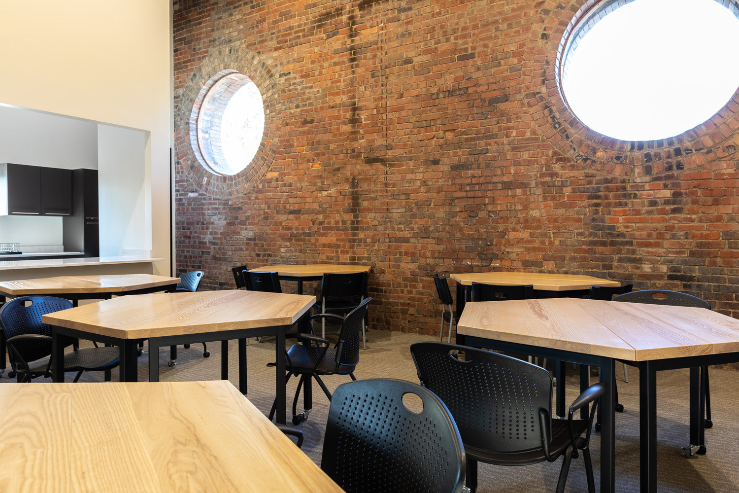 Handcrafted wood desks