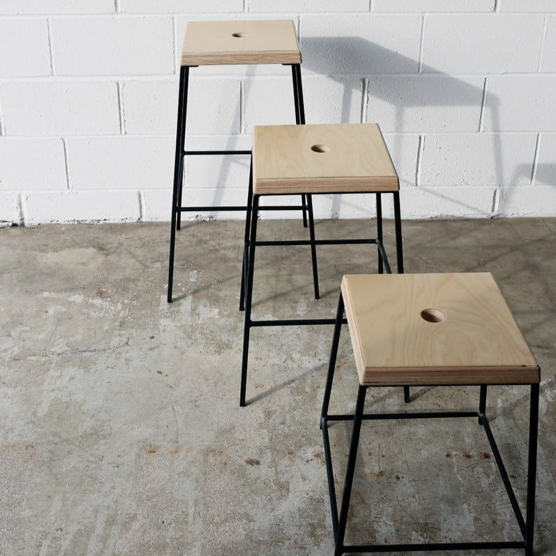STAX counter stool by Edgework Creative, stacking stools