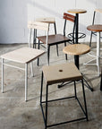 STAX stool by Edgework Creative, stacking stools and end table