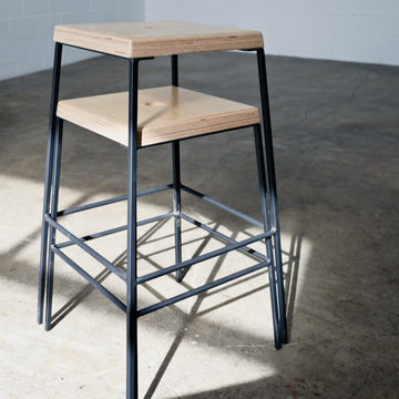 STAX counter stool by Edgework Creative, stacking stools