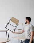 STAX stool by Edgework Creative, stacking stools and end table