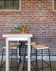 bar height restaurant tables and bar stools
