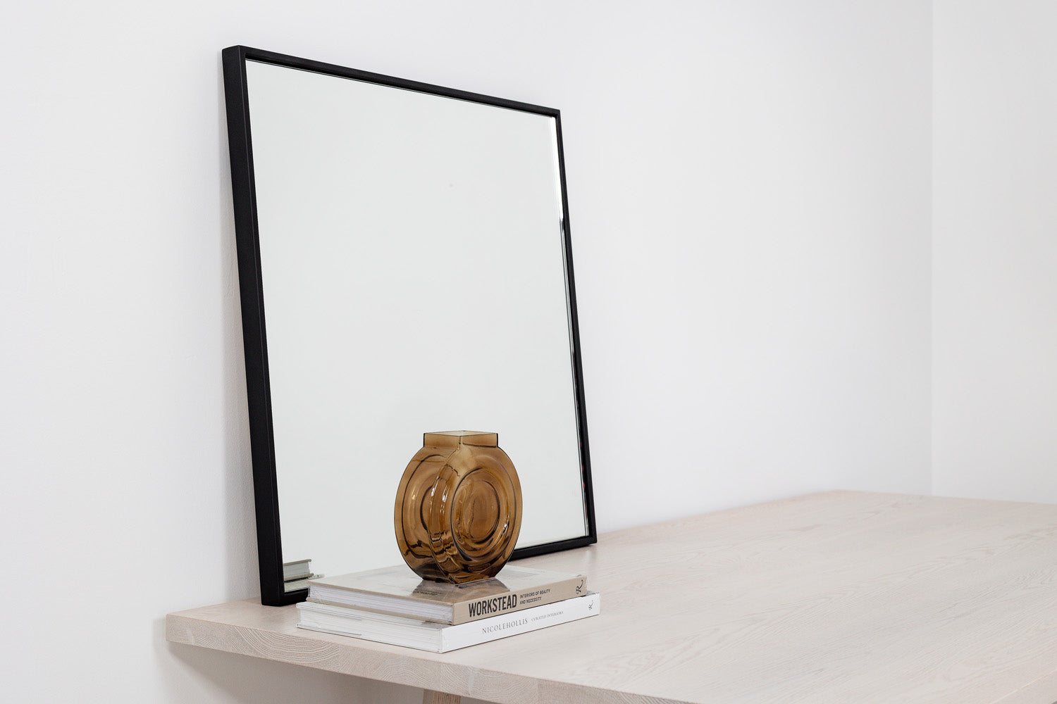 metal framed mirror