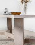 white wash dining table