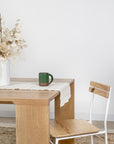 solid wood dining table