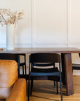solid wood dining table