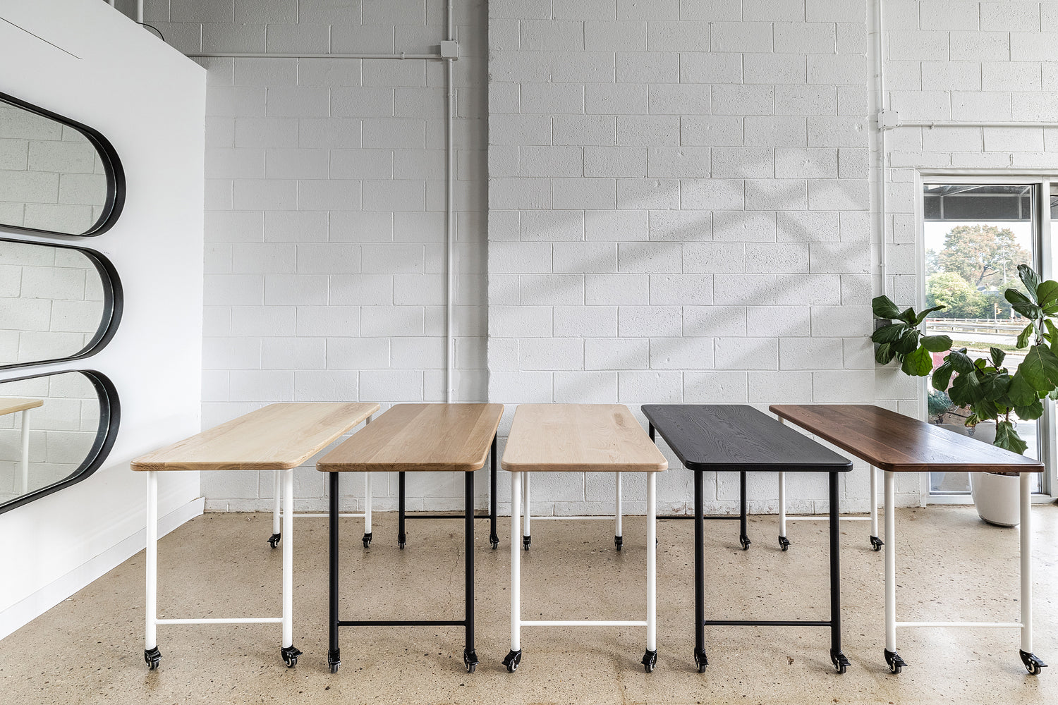Brick Table Modular wood desk