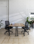Modular wood desk