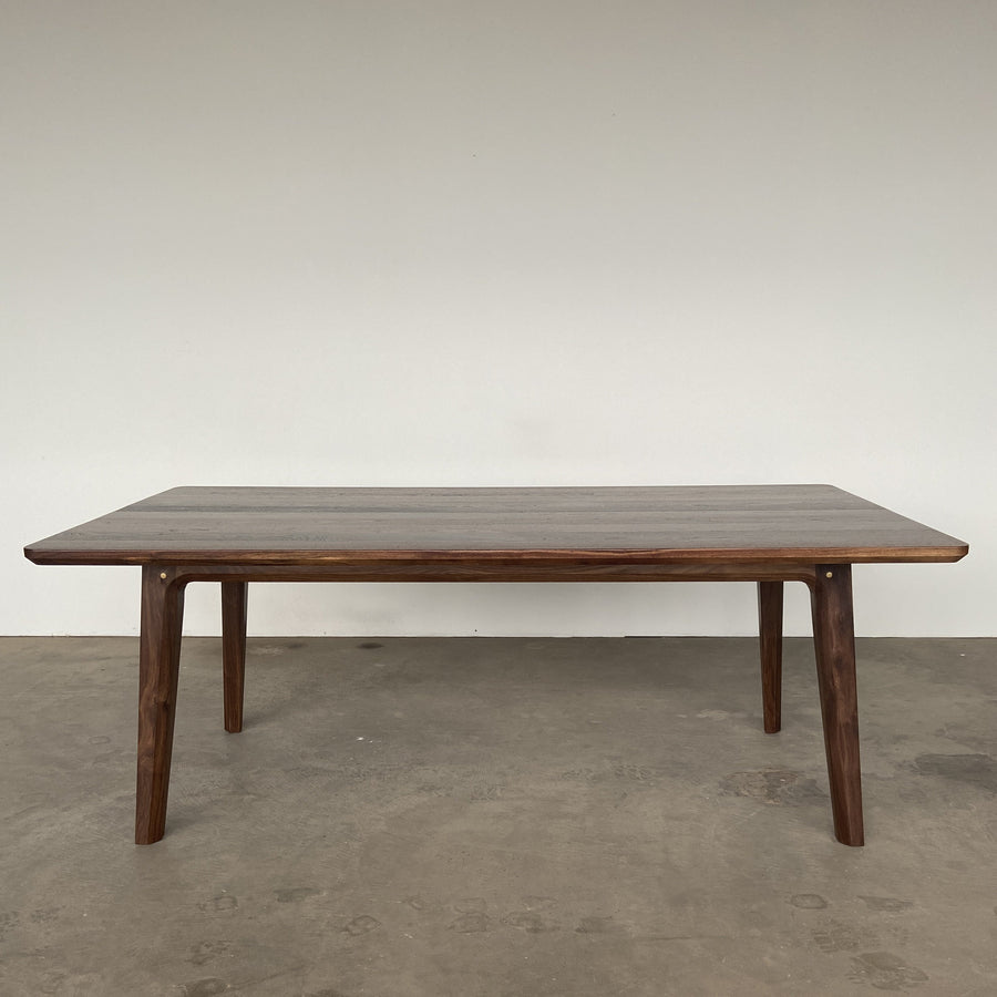 square wood dining table