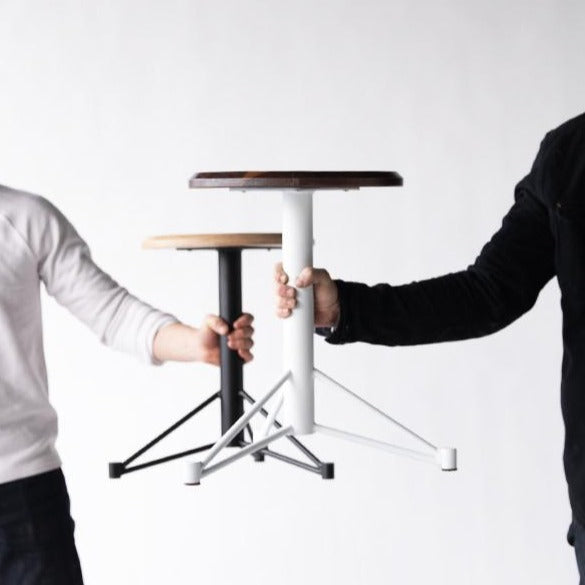 The Mast stool by Edgework Creative, custom seating