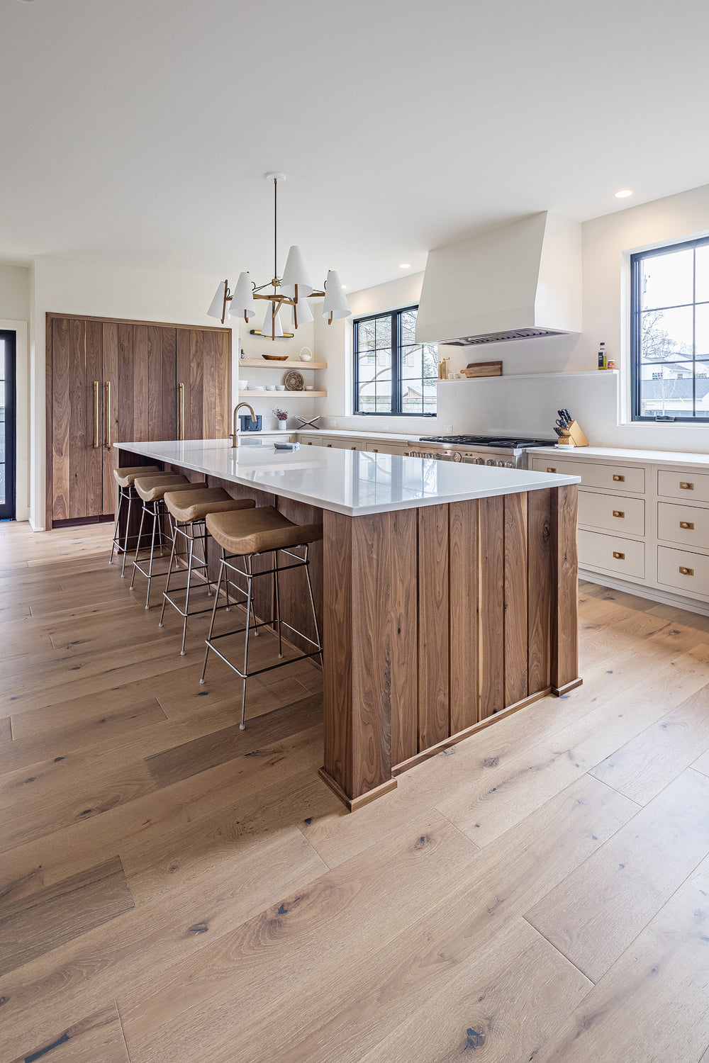 walnut kitchen cabinetry