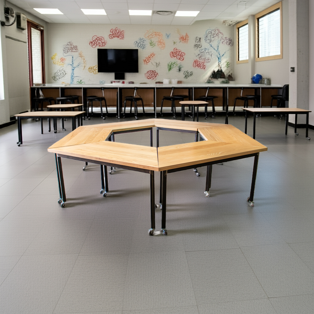 modular tables for education and schools