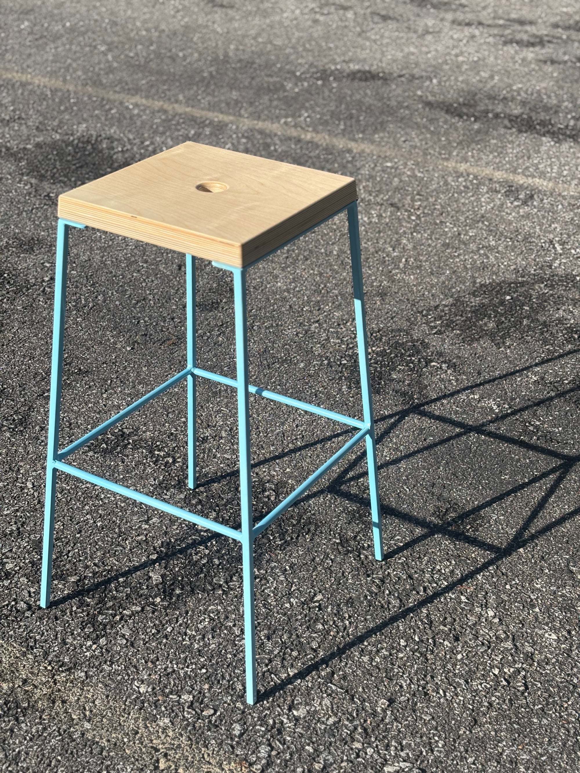 colorful barstool, stackable barstool