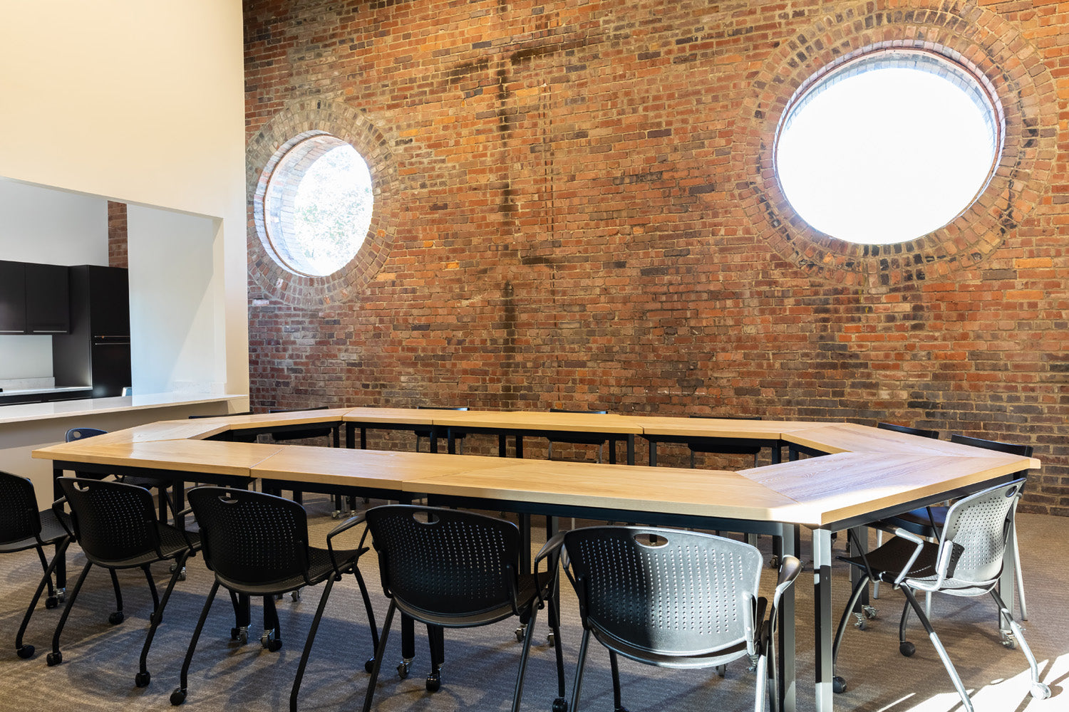 Handcrafted wood desks