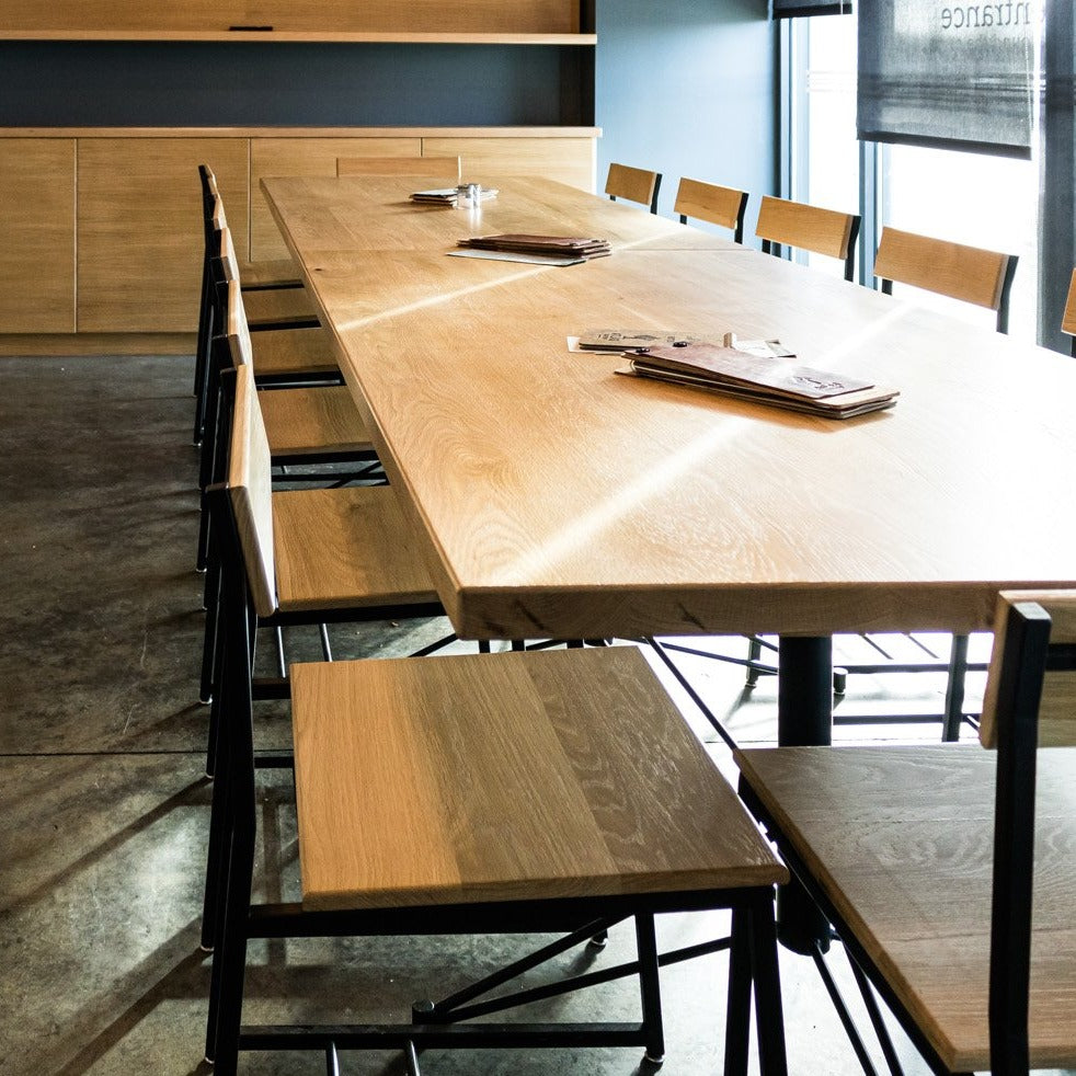 The Scout chair by Edgework Creative, restaurant seating