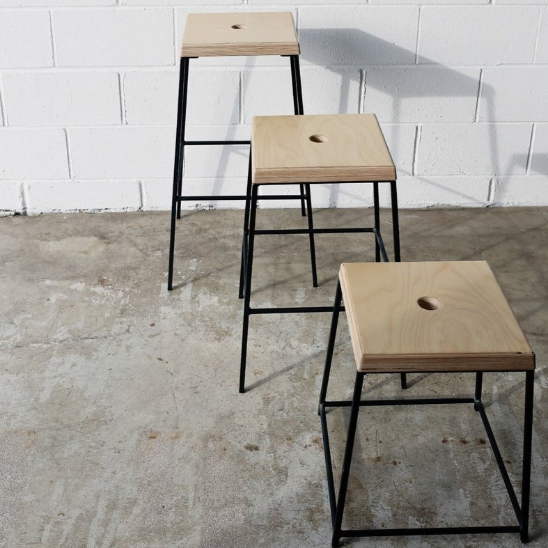 STAX stool by Edgework Creative, stacking stools