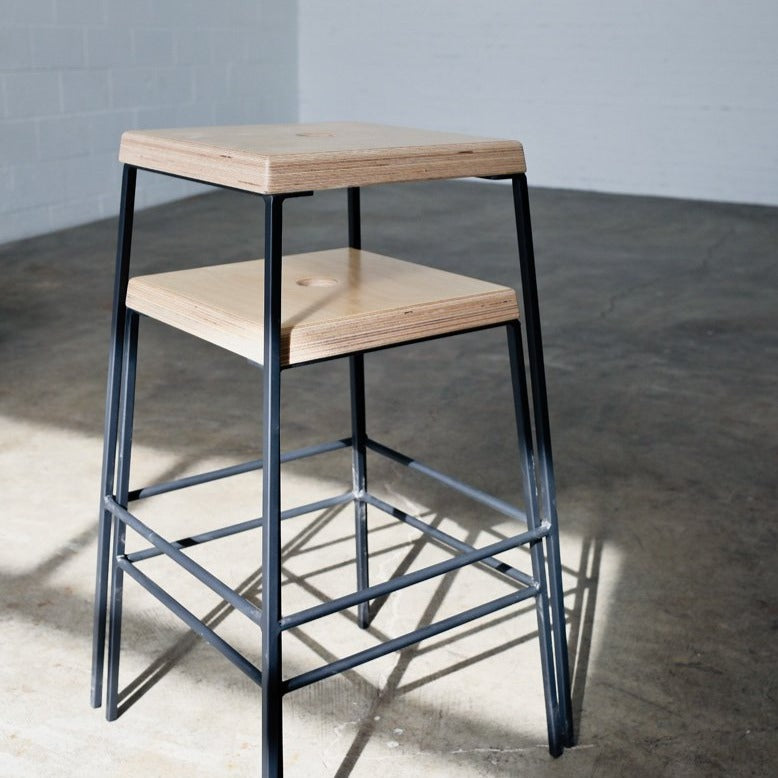STAX stool by Edgework Creative, stacking stools