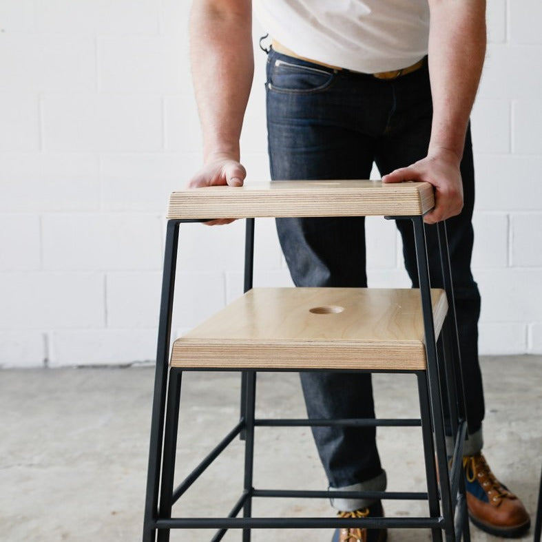 STAX stool by Edgework Creative, stacking stools