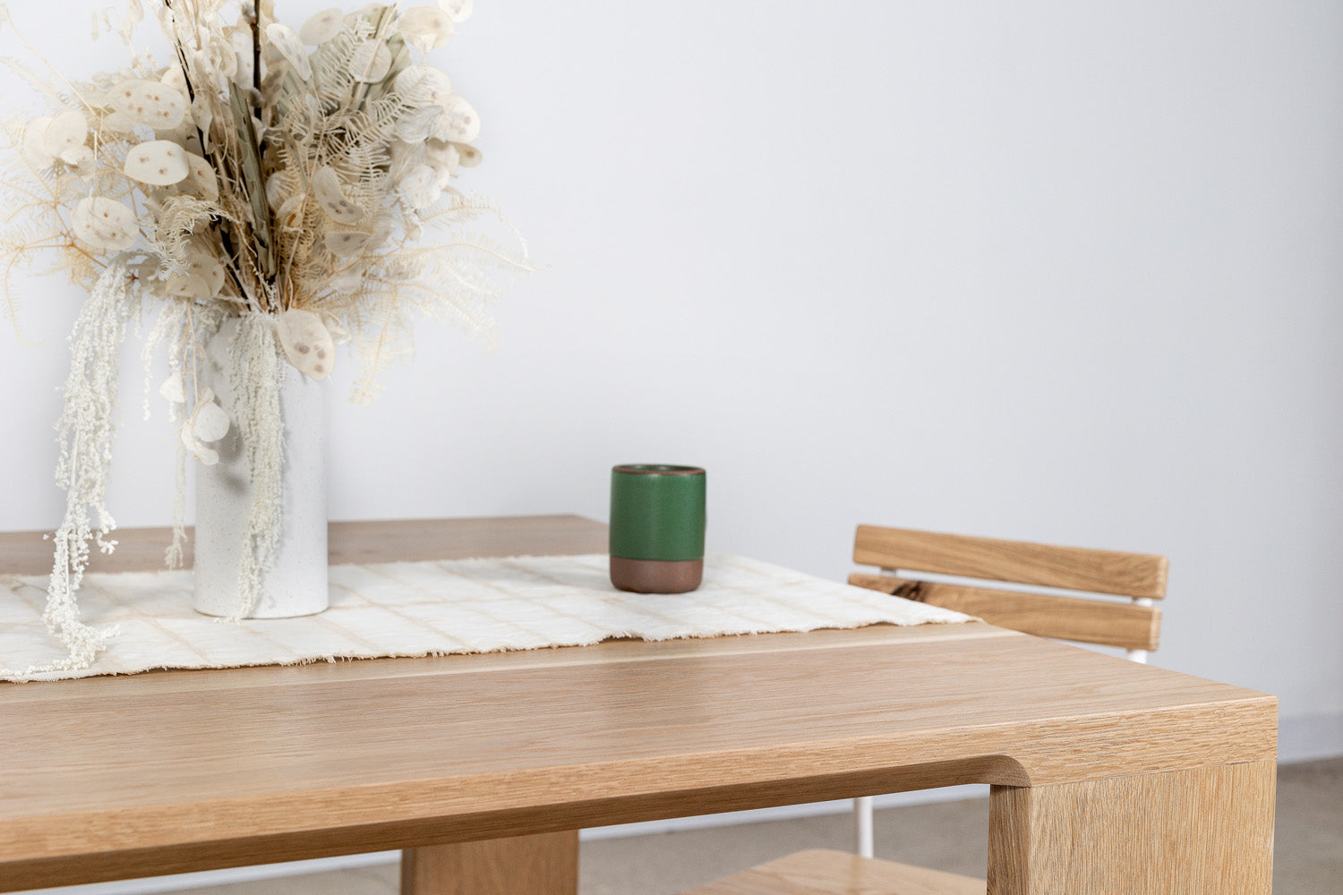 solid wood dining table