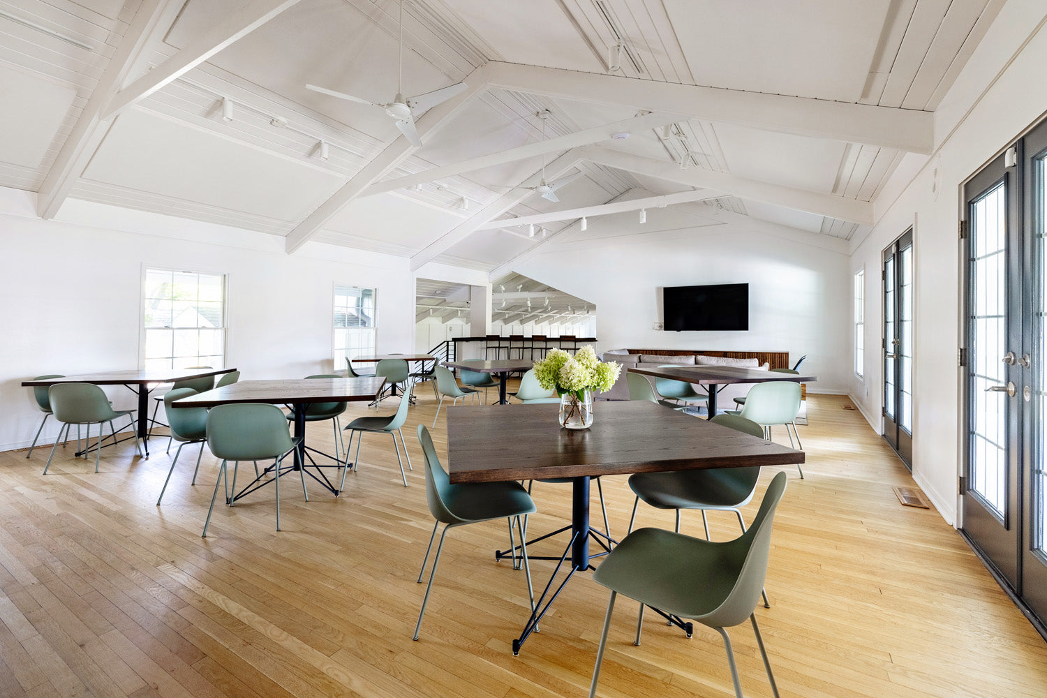 wood and metal dining tables