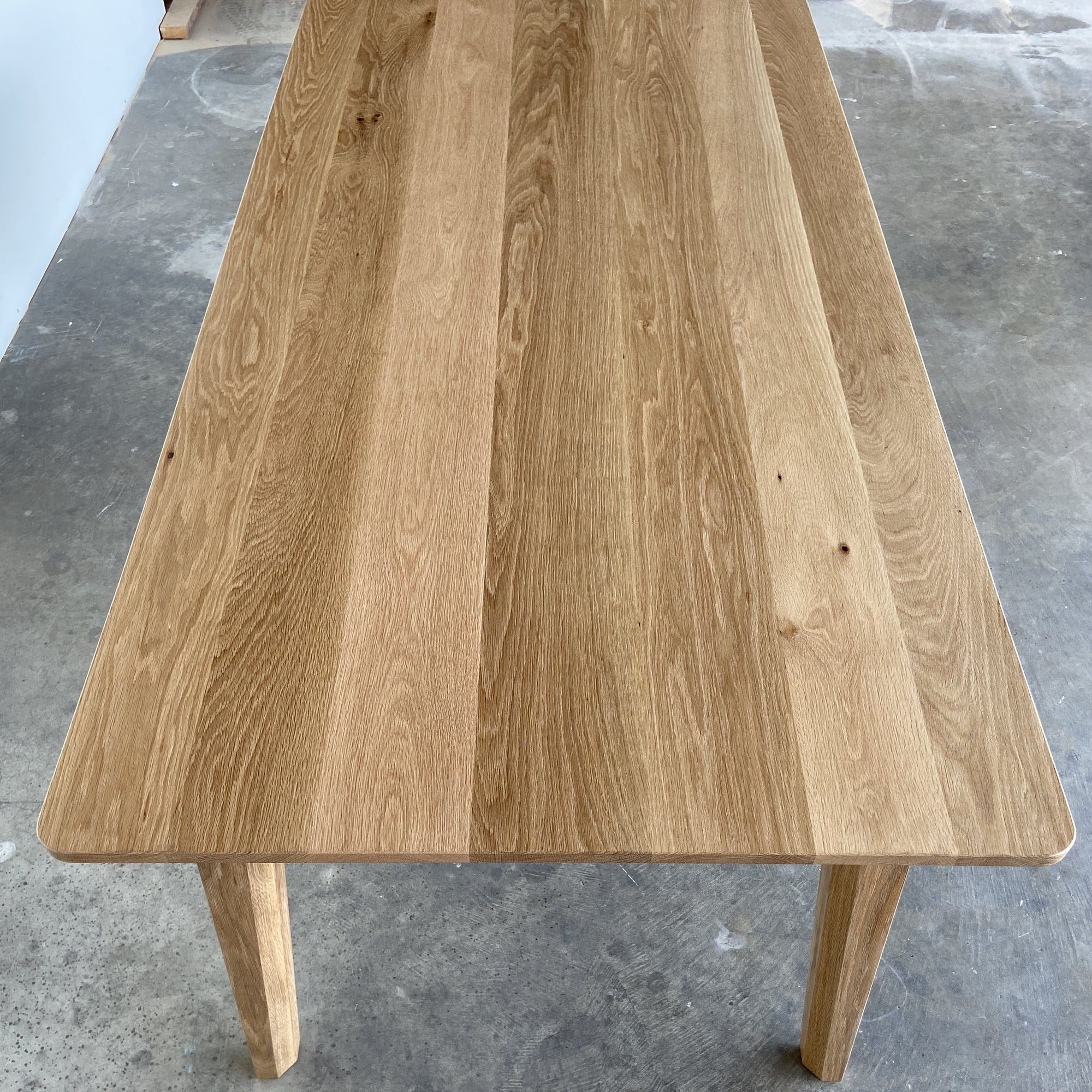 square wood dining table