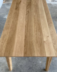 square wood dining table