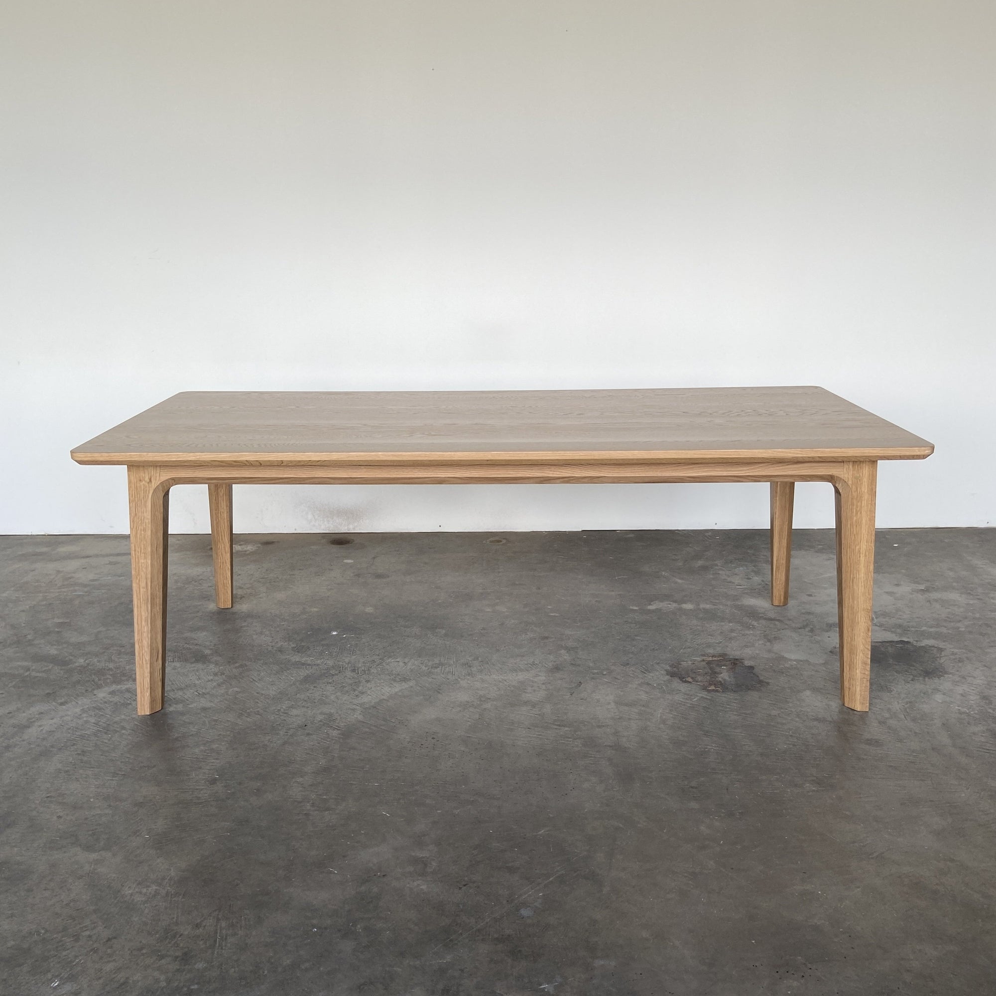 square wood dining table