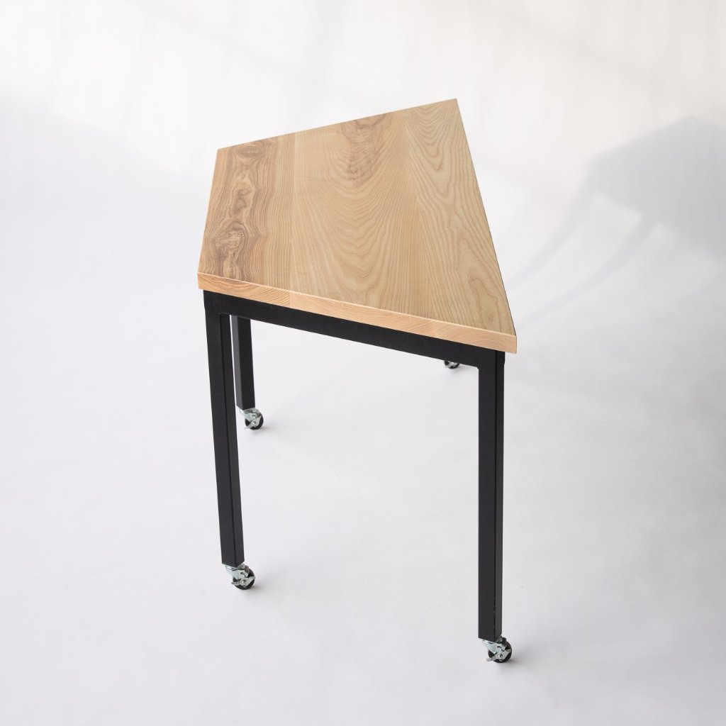 Handcrafted wood desks