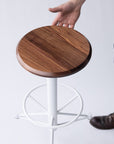 Mast Bar Stool- Walnut