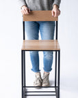 The Scout counter stool by Edgework Creative, custom seating