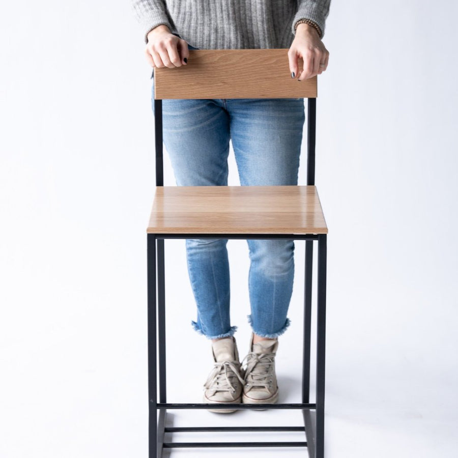 The Scout counter stool by Edgework Creative, custom seating