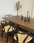 Walnut dining table, wood table