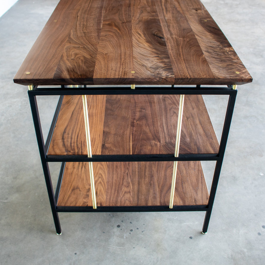 Handcrafted wood desks
